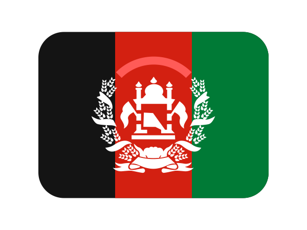 Emoji Bandeira Afeganistão