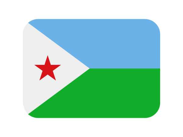 🇩🇯 Emoji Bandeira Do Djibouti