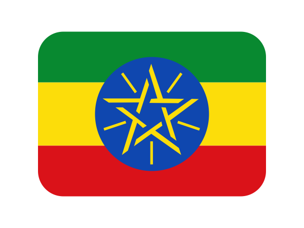 Emoji Bandeira Etiópia