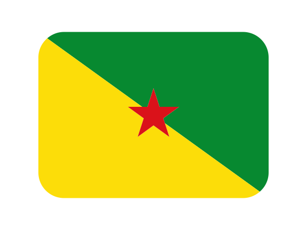 Emoji Bandeira Guiana Francesa