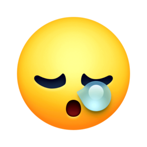 Emoji Cara de Sono