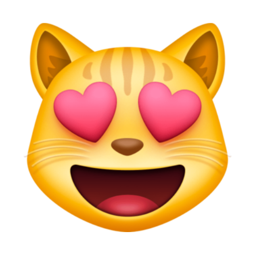 Emoji Gato Apaixonado