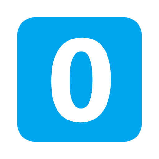 Emoji Número 0