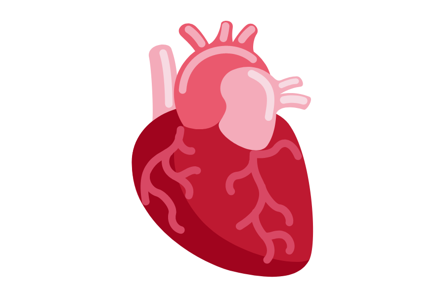 Emoji coração humano