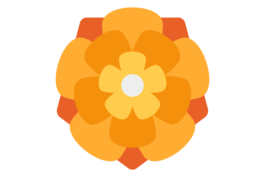 Emoji flor amarela