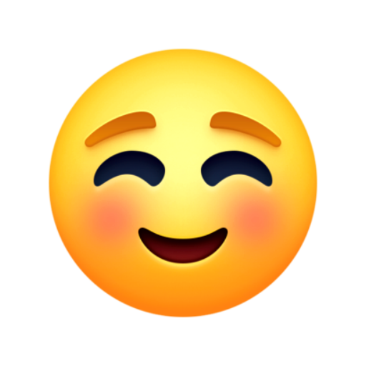 Emoji rosto sorrindo