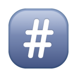 Whatsapp hashtag emoji