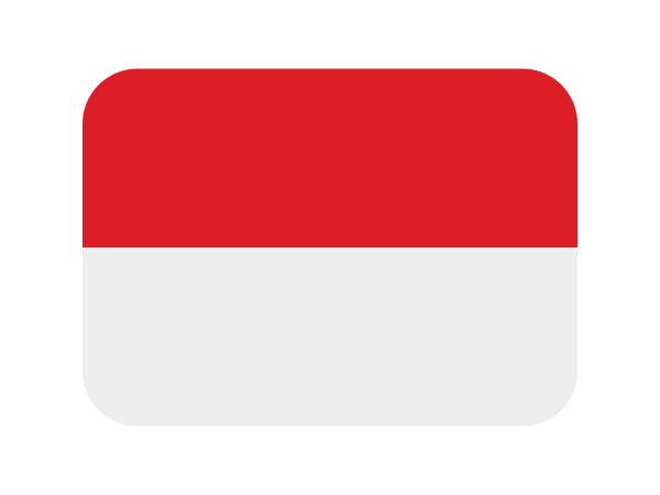 🇮🇩 Emoji Bandeira Indonésia