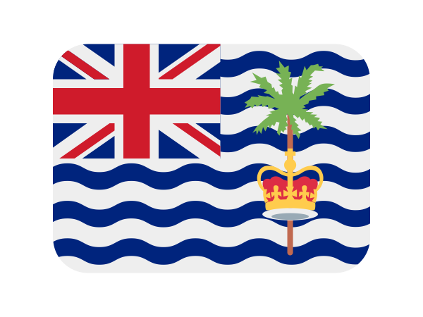 🇮🇴 Emoji Bandeira território Britânico do Oceano Indico