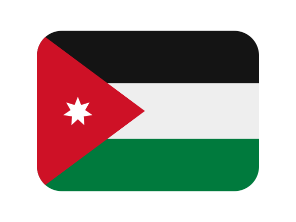 🇯🇴 Emoji Bandeira Jordânia