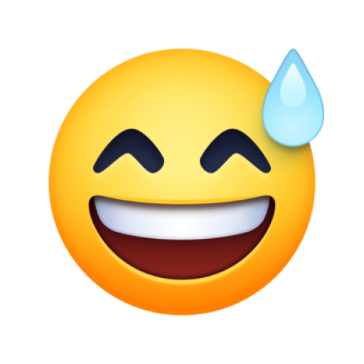 😅 emoji