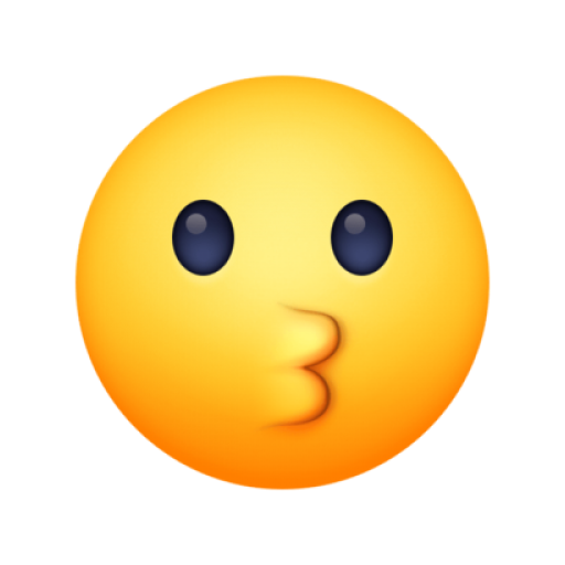 😗 emoji