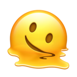 Apple 🫠 emoji