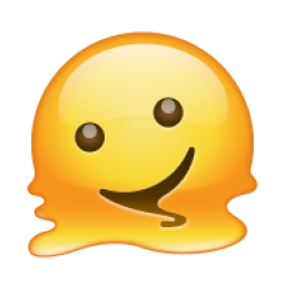 Whatsapp 🫠 emoji